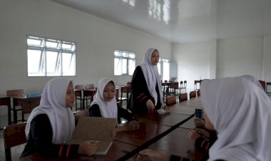 Siswa SMK Negeri 7 Medan Senang Sekolah Direvitalisasi Pemerintah: Tambah Semangat