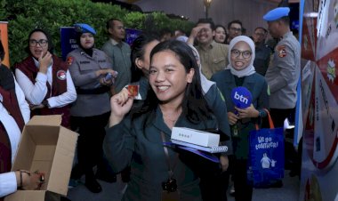 956 Pengunjung Padati Booth Polri, Raih Juara Terbaik 3 pada Pameran Kampung Hukum MA 2026