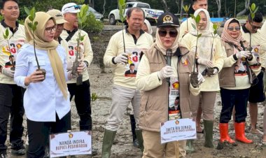 Februari, Bulan Gerakan Kebaikan Gerindra: Tanam 1.000 Mangrove dan Aksi Sosial di Pesisir Lampung