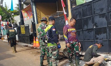H+20: Satgas TMMD Kodim Depok Tingkatkan Infrastruktur Drainase di Sukamaju
