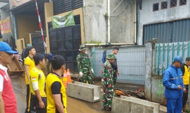 TMMD Ke-127 Depok Kebut Drainase 200 Meter, Progres Capai 87 Persen