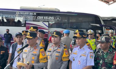 Kapolda Metro Jaya Cek Terminal Pulogebang, 6.812 Personel Disiagakan Amankan Lebaran