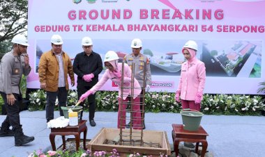 Groundbreaking TK Kemala Bhayangkari 54 Serpong, Dukung Pendidikan Anak Sejak Dini