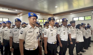 Perkuat Pengawasan Internal, Lapas Pangkalan Bun Ikuti Pengukuhan Satops Patnal