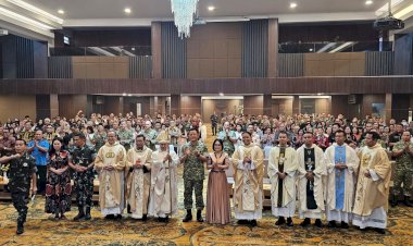 Homili Paskah di Seskoad, Uskup Tekankan Keseimbangan Jasmani-Rohani