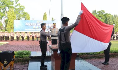 Upacara Hari Kesadaran Nasional, Kapolres Pekalongan Tekankan Disiplin dan Integritas 