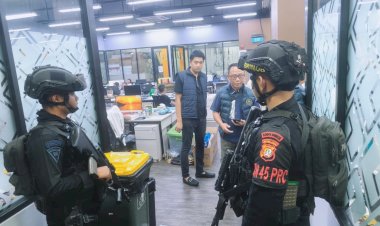 Brimob Polda Metro Jaya Turut Diturunkan dalam Pengamanan Operasi Penindakan Jaringan Judi Online Internasional