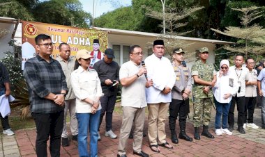 Prabowo Rutin Salurkan Hewan Kurban untuk Warga Sekitar Babakan Madang Hambalang