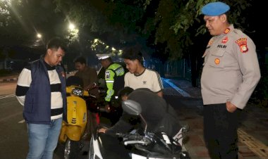 Patroli dan Razia Stasioner Polres Tangerang Selatan, Dua Terduga Pembawa Narkotika Diamankan