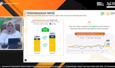 Indonesia Catat Surplus Neraca Perdagangan USD 89,1 Juta pada April, Berlanjut 72 Bulan Berturut-turut