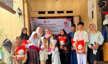 Srikandi Partai Gerindra Salurkan Ratusan Paket Beras untuk Warga Kurang Mampu di Kota Bogor