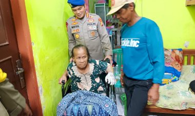 Ditpolairud Polda Metro Jaya Salurkan Kursi Roda untuk Warga Pesisir Marunda