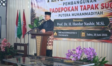 Ketum IPSI Sugiono Hadiri Pengajian Akbar Pembangunan Padepokan Tapak Suci di Jogja