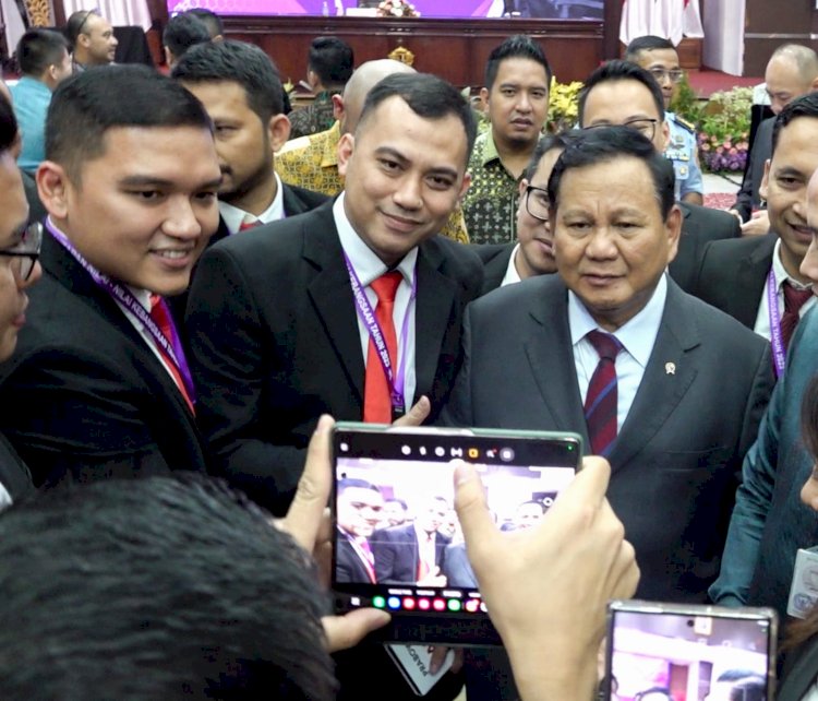 Prabowo Sampaikan Pembekalan pada HIPMI: Tidak Ada Kemakmuran Tanpa Rakyat  Bahagia