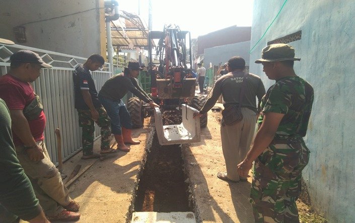 Pembangunan Fisik di TMMD ke-118 Kodim 0508/Depok Capai 50 Persen 