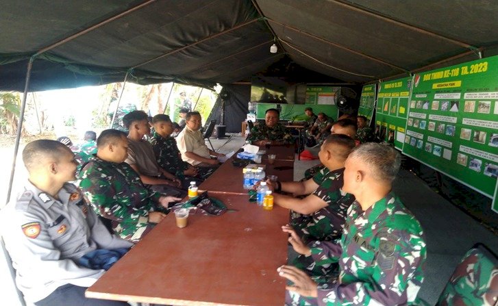 Kegiatan Evaluasi dan Pembersihan TMMD ke-118 Kodim 0508/Depok 