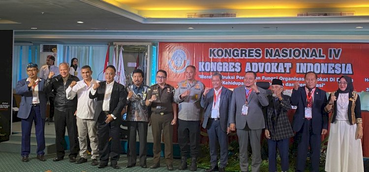 Presiden KAI Erman Umar SH: Hukum Harus Dapat Ditegakkan dan Punya Tanggung Jawab Besar Profesi