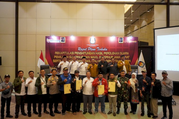 KPU Kota Depok Umumkan Rekapitulasi Hasil Penghitungan Suara Tingkat Kota Depok