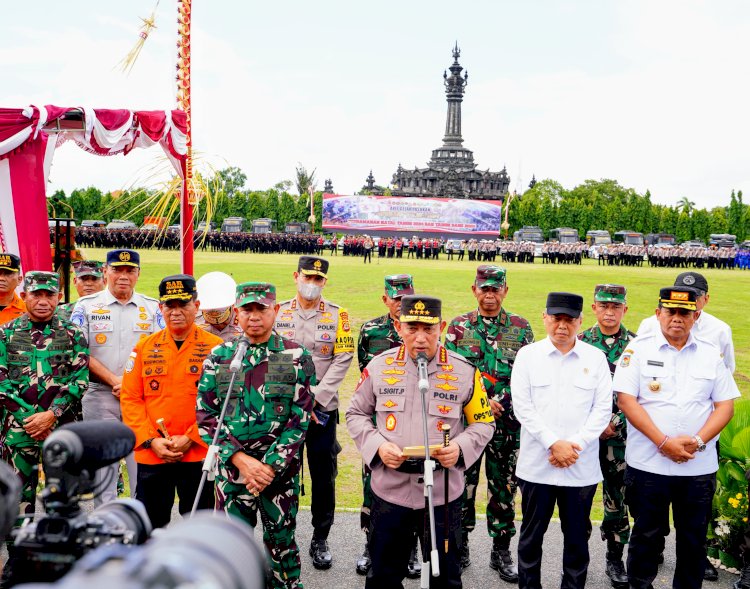 Pengamanan Natal dan Tahun Baru, Kapolri dan Panglima TNI Pimpin Operasi Lilin 2024