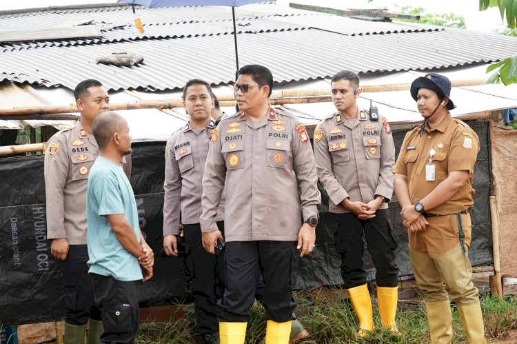 Wakapolda Metro Jaya Bersama Kapolres Metro Bekasi Pantau Kesiapan Lahan  Swasembada Pangan