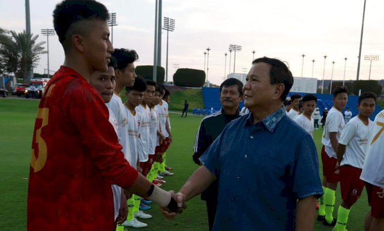 Prabowo Kirim Pemain U-17 dan Pelatih Berbakat untuk Ikuti Latihan Khusus di Qatar 