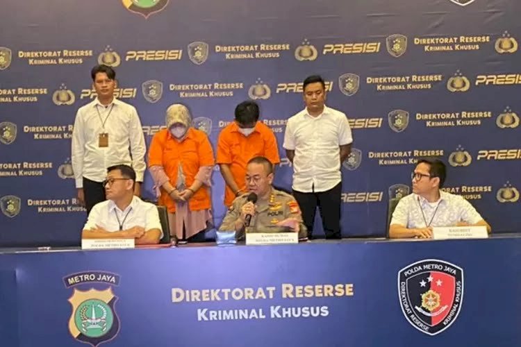 Polda Metro Jaya Ungkap Pasutri Tesangka TPPO