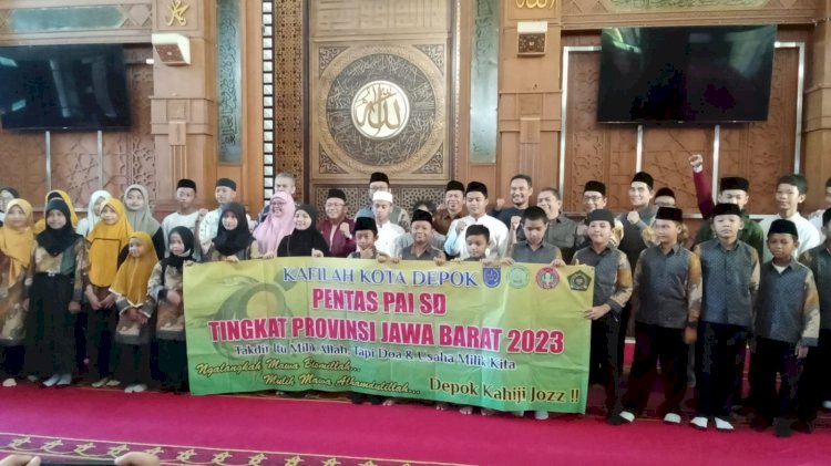 Kadisdik Kota Depok Lepas Kafilah Pentas PAI Tingkat Jabar