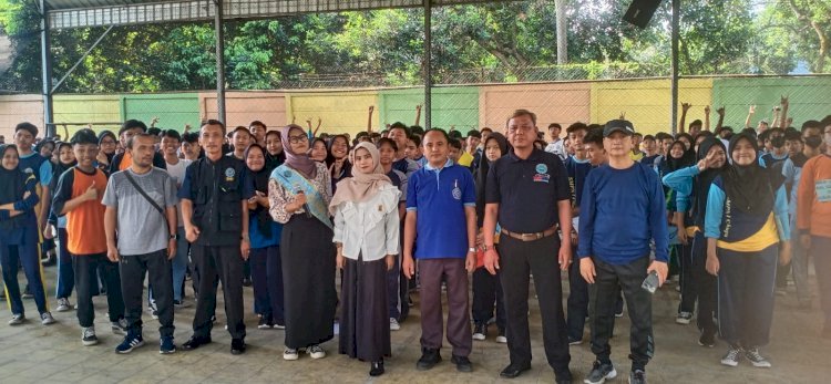 Ratusan Siswa Baru SMK Wipama Cikupa Dapat Penyuluhan Bahaya Narkoba