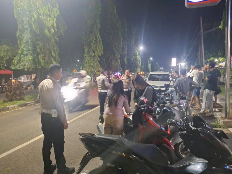 Giatkan Cipta Kondisi KRYD, 21 Kendaraan  Knalpot Brong Diamankan Polres Pekalongan