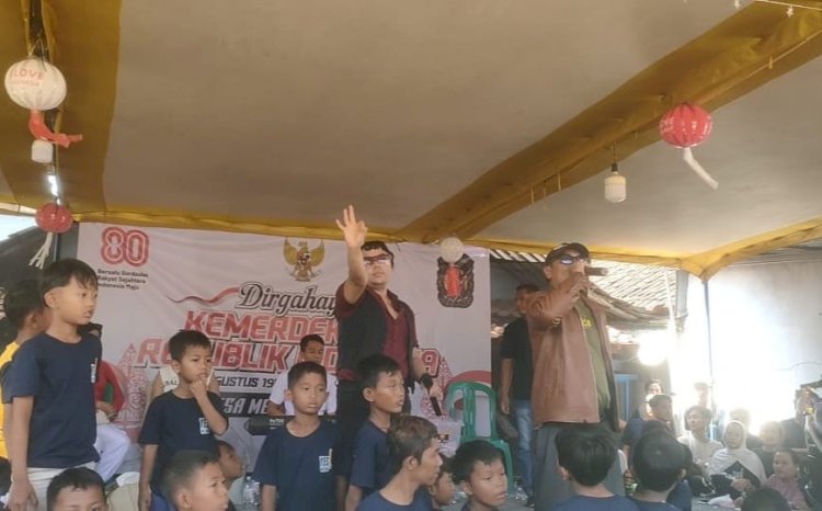 Penuh Makna dan Kebersamaan Perayaan HUT RI ke-80 di Desa Menjangan