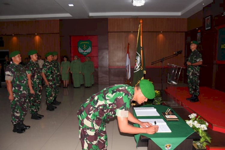 Jaga Tradisi dan Soliditas, Kodim 0501/JP Gelar Korps Raport Penerimaan dan Pelepasan Perwira