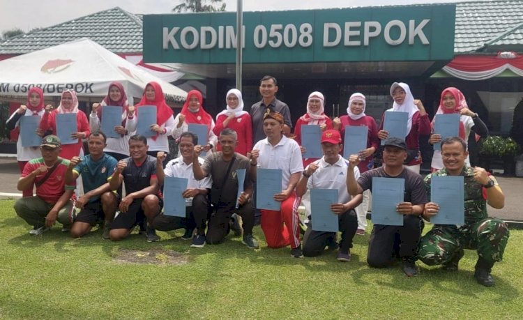 Persit Ranting 04 Sukmajaya Jadi Juara Lomba Masak Nasi Goreng Kodim 0508 Depok