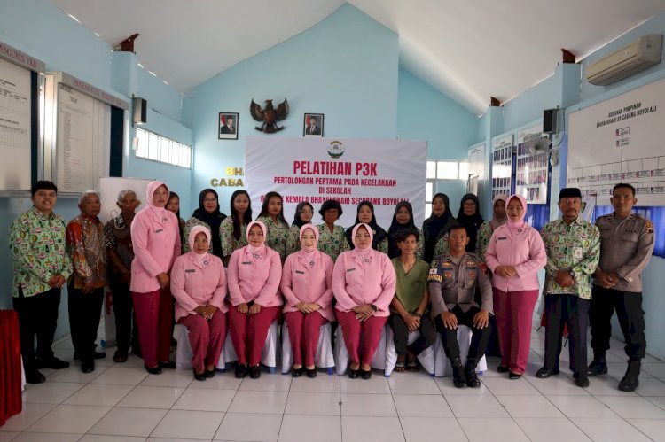 Generasi Sehat Sejak Usia Dini, Polres Boyolali dan Bhayangkari Gelar Pemeriksaan dan Edukasi Kesehatan di TK Kemala Bhayangkari