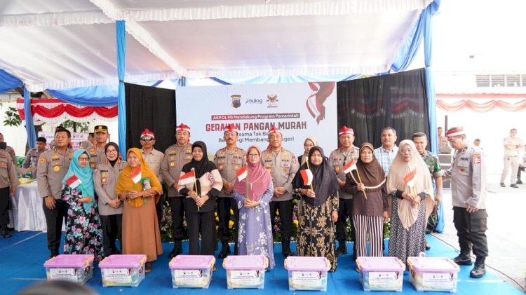 Alumni Akpol 90 Gelar Pasar Murah di Pedurungan, Warga Rasakan Harga Terjangkau