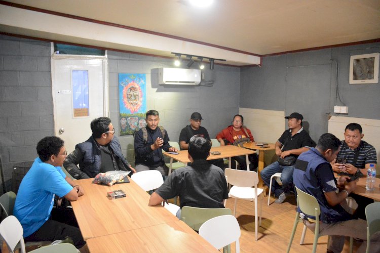 Satgas Ops Damai Cartenz Jalin Silaturahmi dengan Wartawan di Timika