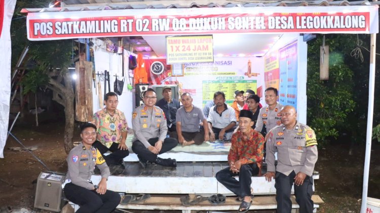 Kapolres Pekalongan Apresiasi Partisipasi Aktif Warga Dukuh Sontel Melalui Program Satkamling