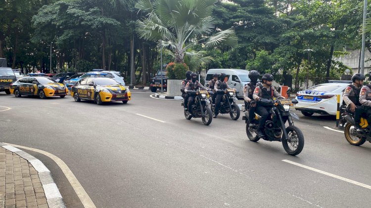 Polda Metro Jaya Terjunkan 184 Personel, Patroli Gabungan Jaga Jakarta Tetap Kondusif