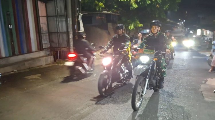 Koramil Sukmajaya Gelar Patroli Gabungan, Jaga Kamtibmas Kota Depok