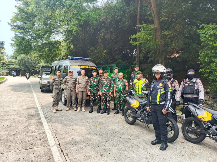Antisipasi Gangguan Kamtibmas, TNI-Polri Gelar Patroli Skala Besar di Depok