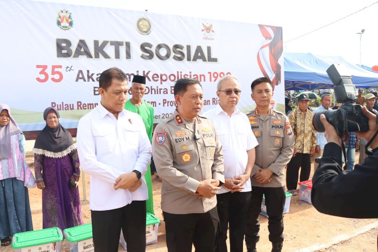 IKDB Akpol 1990 Gelar Bakti Sosial di Rempang Batam