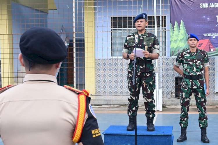 Komandan Lanud Husein Sastranegara Buka LDKPD 'Tri Abdi Camp' di SMK Angkasa