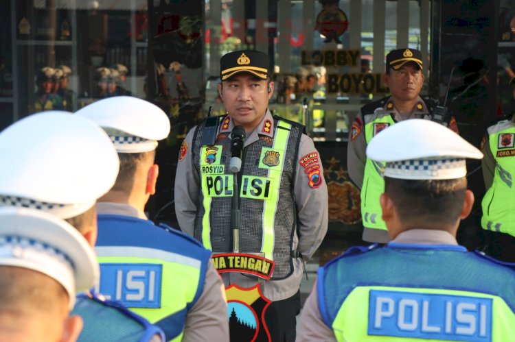 Arahan Kapolres Saat Apel Pagi, Layani dan Bantu Masyarakat yang Akan Beraktifitas