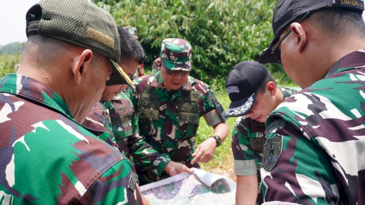 Asrendam Jaya Tinjau Lahan Pembangunan Batalyon Teritorial di Depok