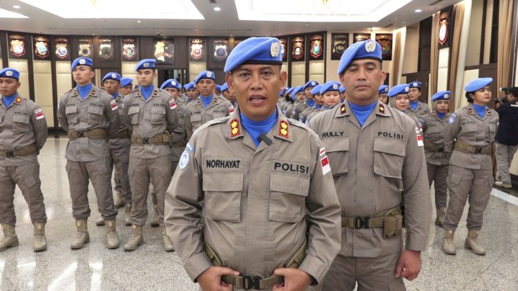 Indonesia Kirim 140 Personel FPU 7 ke Afrika Tengah untuk Misi Perdamaian PBB