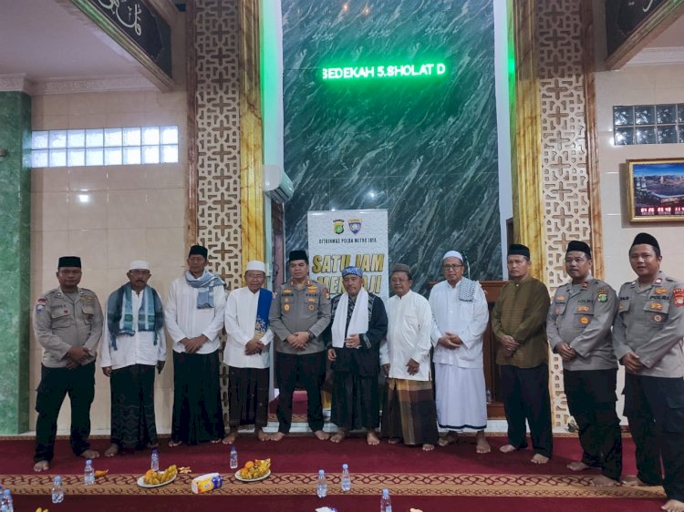 Cooling System, Polisi Ajak Warga Satu Jam Mengaji Bersama di Masjid Al Ikhlas Pamulang