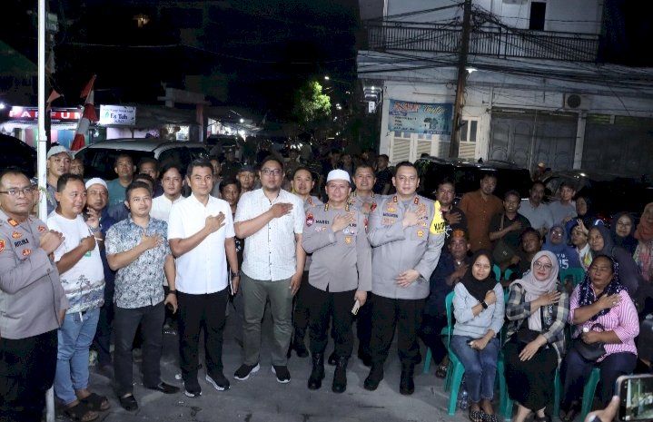 Ciptakan Lingkungan Aman, Polda Metro Jaya dan Polres Tanjung Priok Dengarkan Curhat Warga Muara Angke