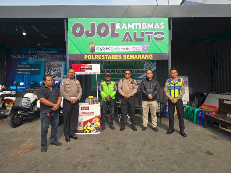 Polrestabes Semarang – Satlantas Implementasikan Program Ojol Auto Kamtibmas