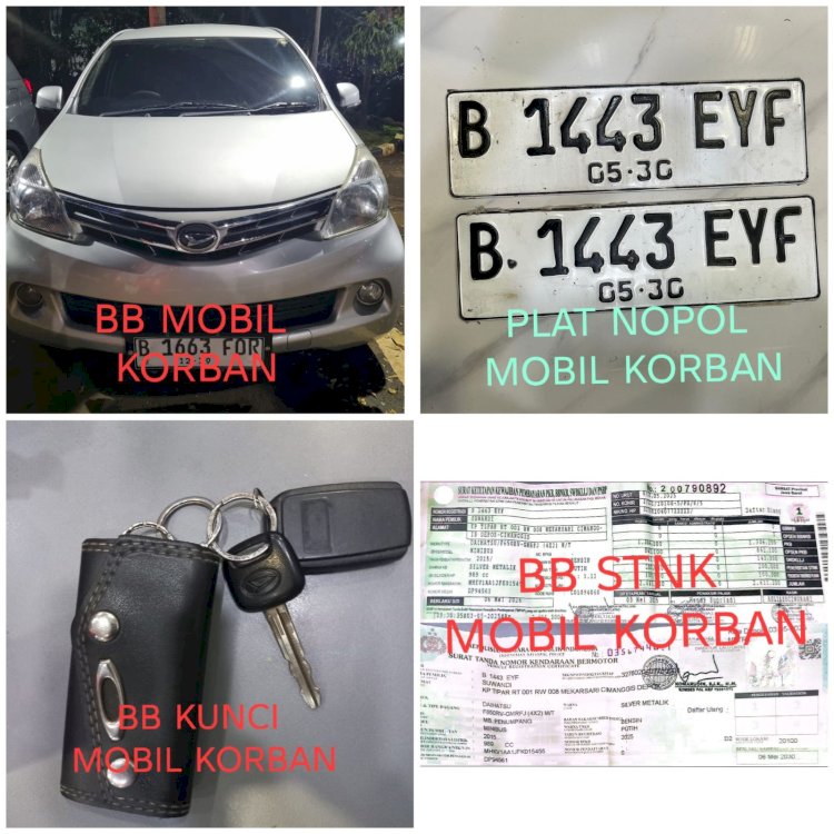 Resmob Polda Metro Jaya Tangkap Pencuri Mobil Modus Polisi Gadungan di Cibubur