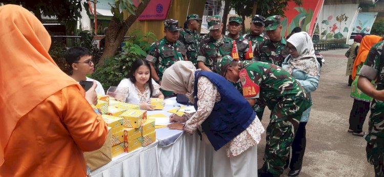 TNI Manunggal KB Kesehatan di Jakarta Pusat: Kodim 0501/JP Bersinergi dengan Sudin PPAPP