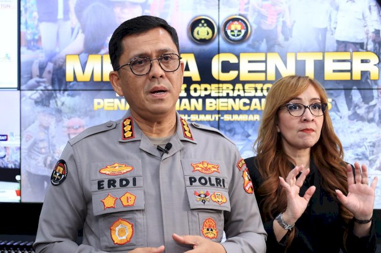 Polri Distribusi Bantuan Polri Capai 159 Ton, 12 Ribu Personel Dikerahkan